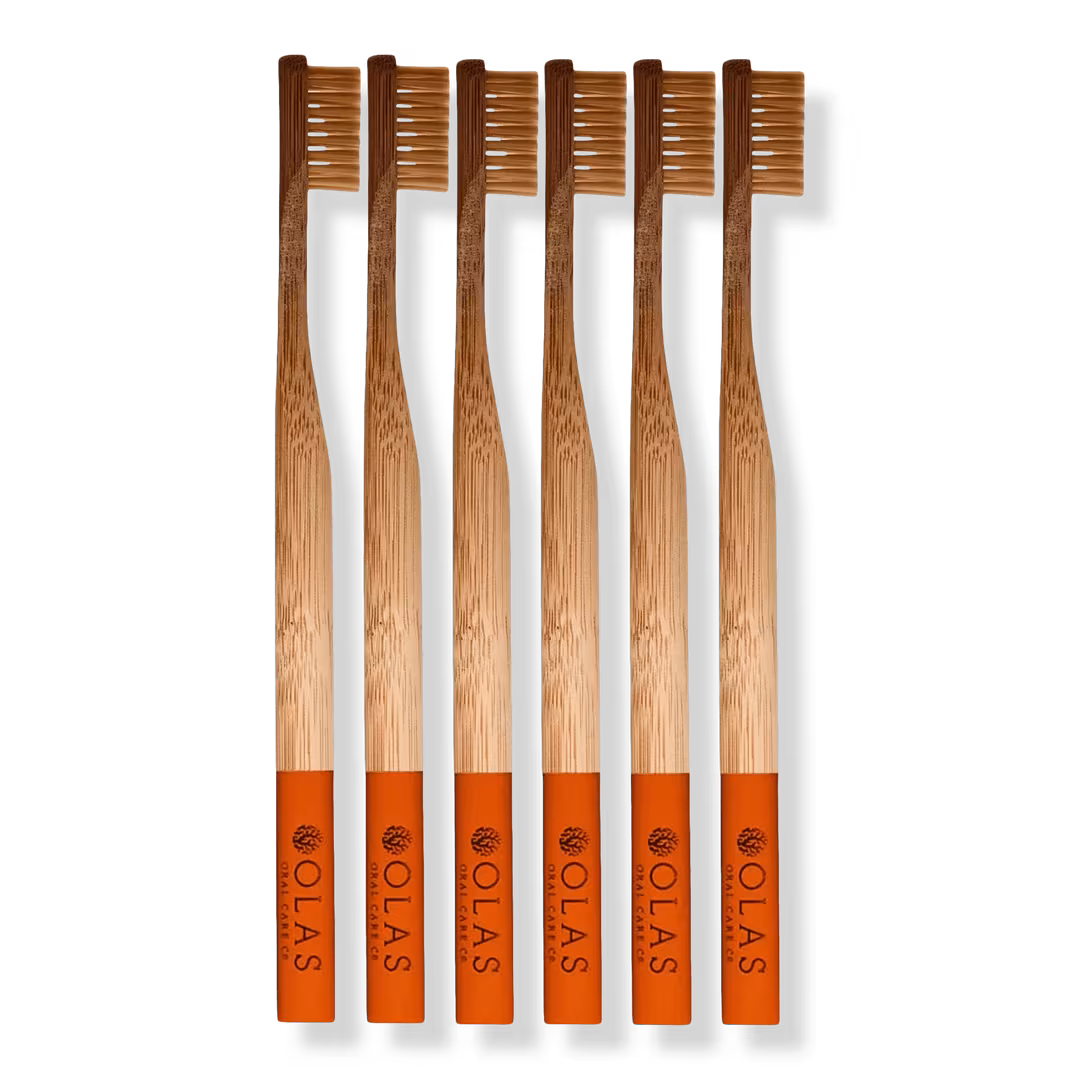 OLAS Wellness  Red Toothbrush Natural