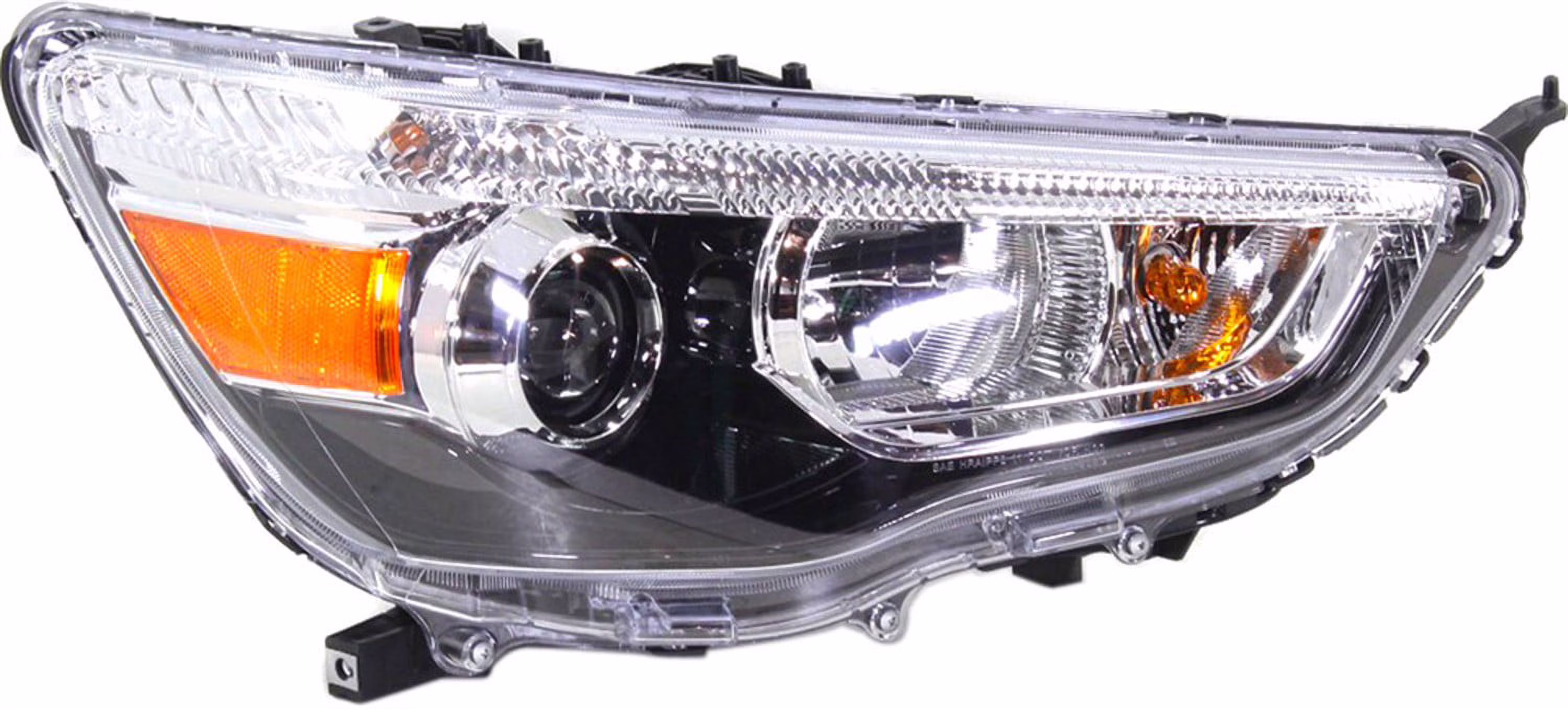 Headlight Compatible With 2011-2019 Mitsubishi Outlander Sport RVR Left Driver Halogen With bulb(s)