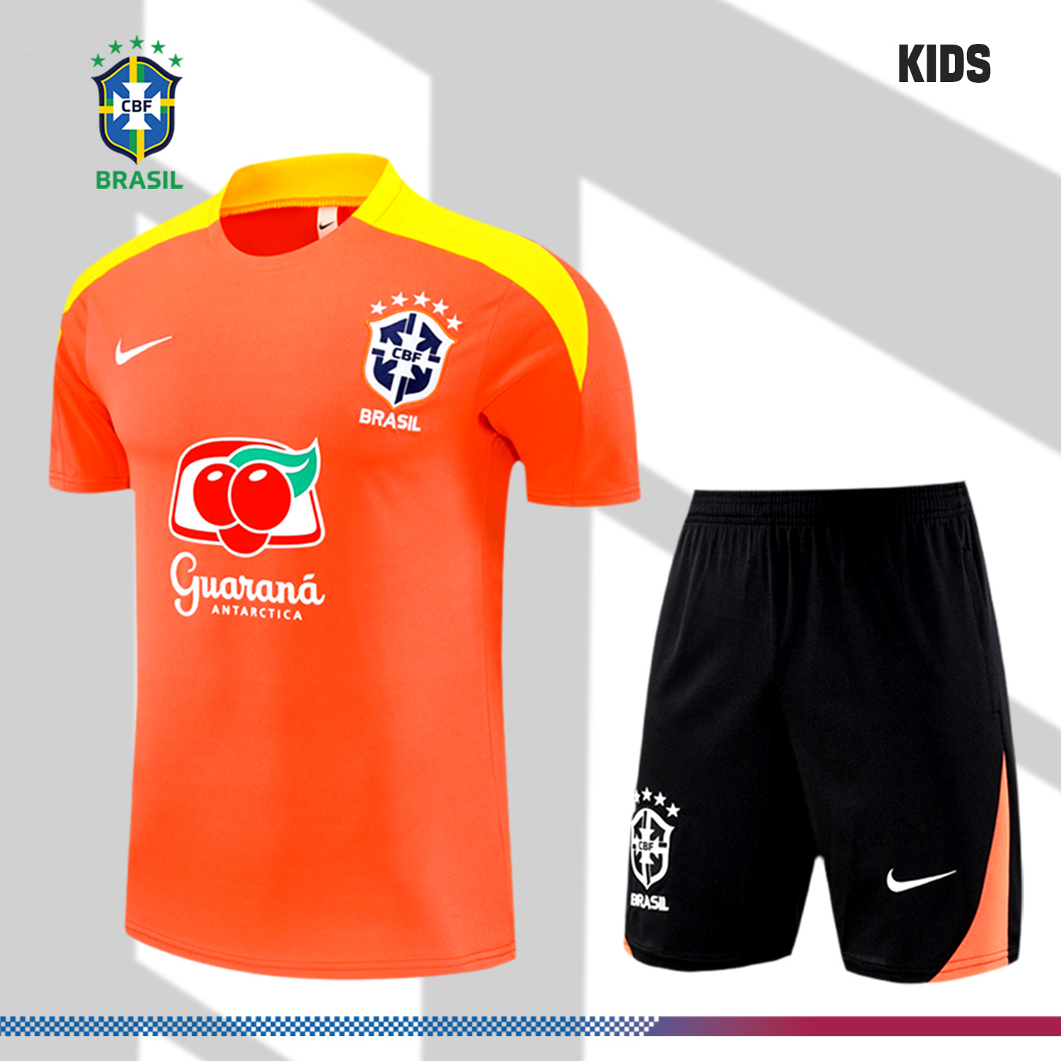 2025/2026 Brazil Short Sleeve Training Kit (Kids Kit)