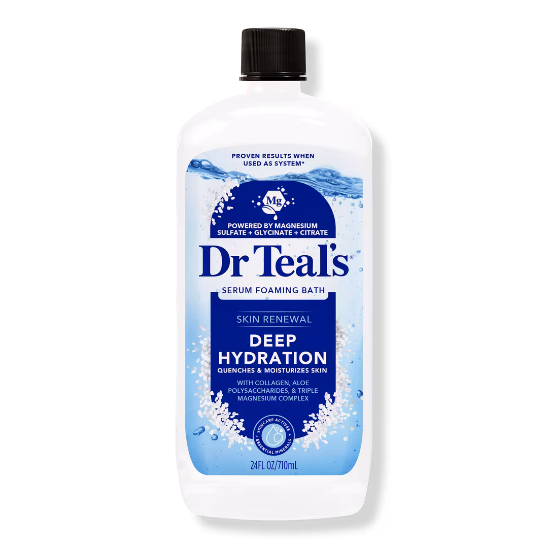 Dr Teal's  Skin Renewal Deep Hydration Serum Foaming Bath