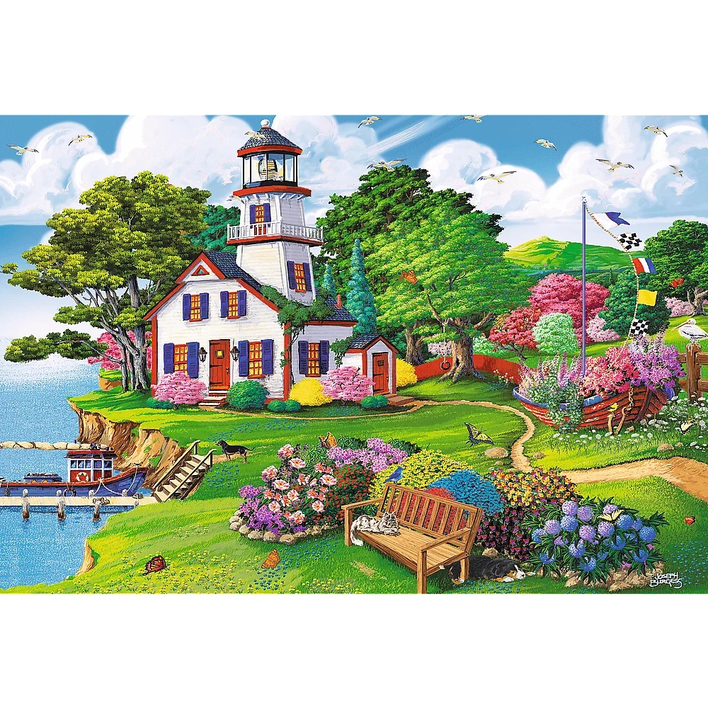 Puzzle Drewniane Puzzle 501 El. Letnia Przystań