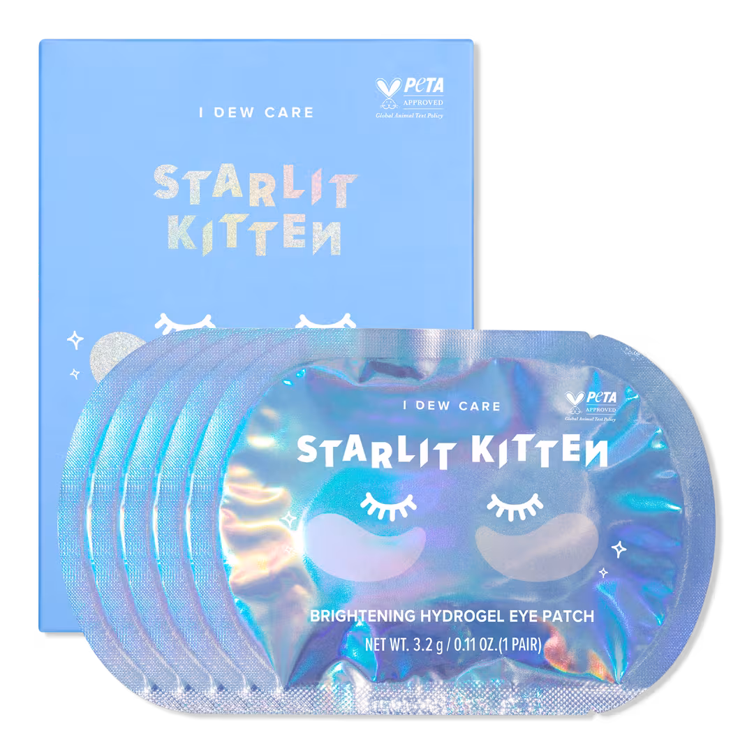 I Dew Care  Starlit Kitten Brightening Hydrogel Eye Patch