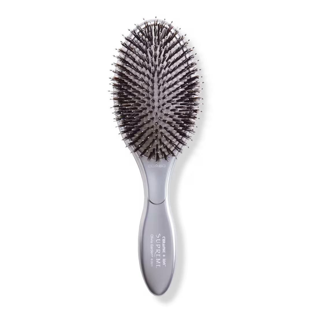Olivia Garden  Ceramic + Ion Supreme Combo Oval Cushioned Paddle Brush