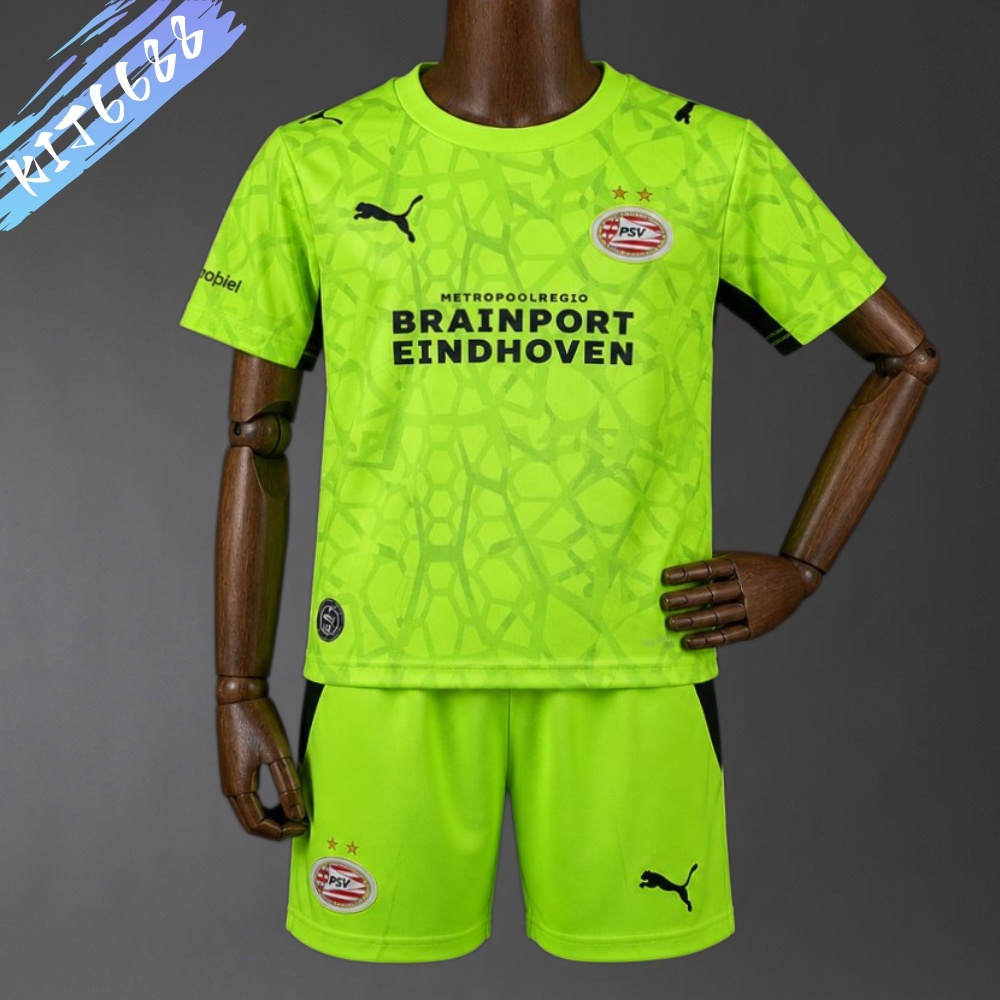 2026/2027 PSV Eindhoven Goalkeeper Football Shirt（Kids Kit socks）