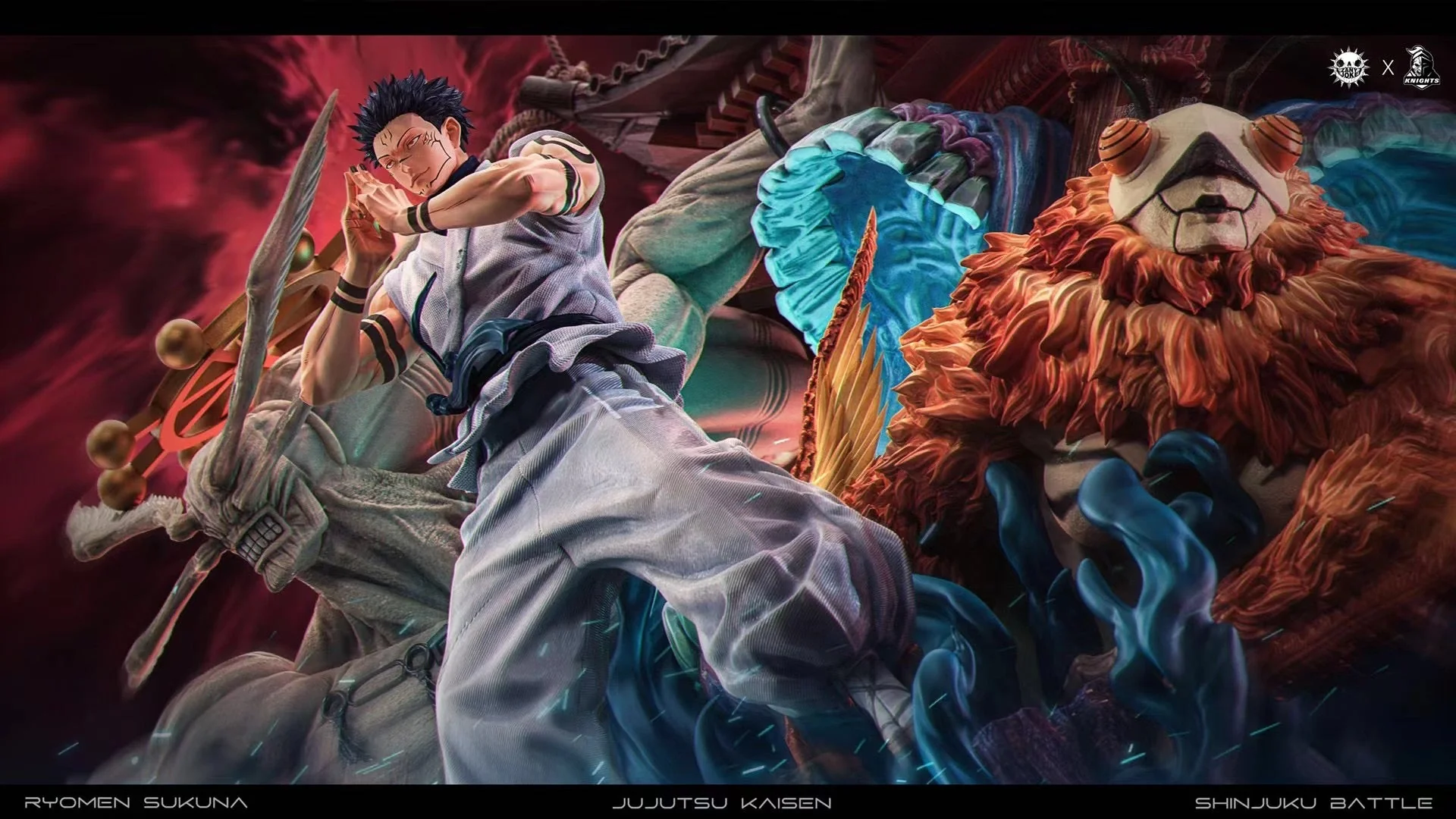 ZanyJoke Studio x Knight League - Ten Shadows Technique Shikigami of Ryomen Sukuna (Ultimate Showdown Series) | 十影法式神两面宿傩 (终极对决系列)