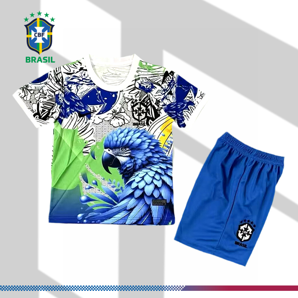 2025/2026 Brazilian Special Edition Football Shirt (Kids Kit socks ）