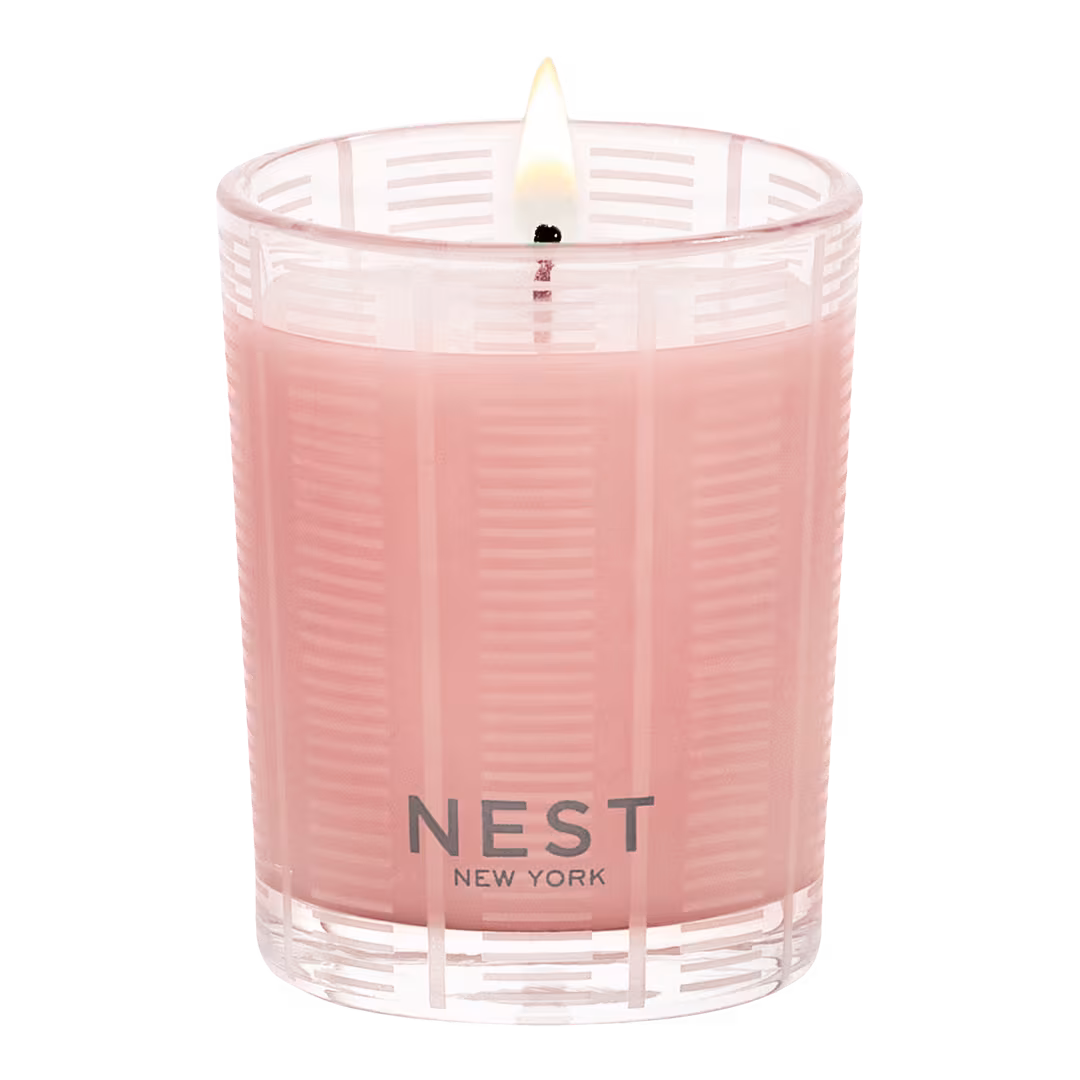 NEST New York  Himalayan Salt & Rosewater Votive Candle