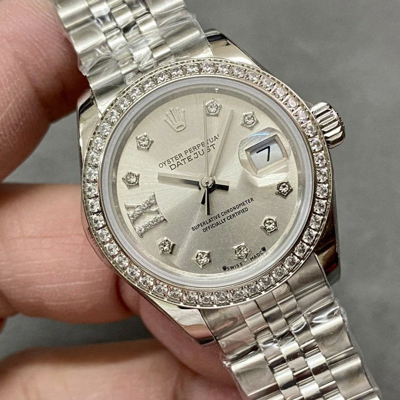 Rolex Watch DATEJUST 28MM DIAMOND BEZEL STAINLESS STEEL