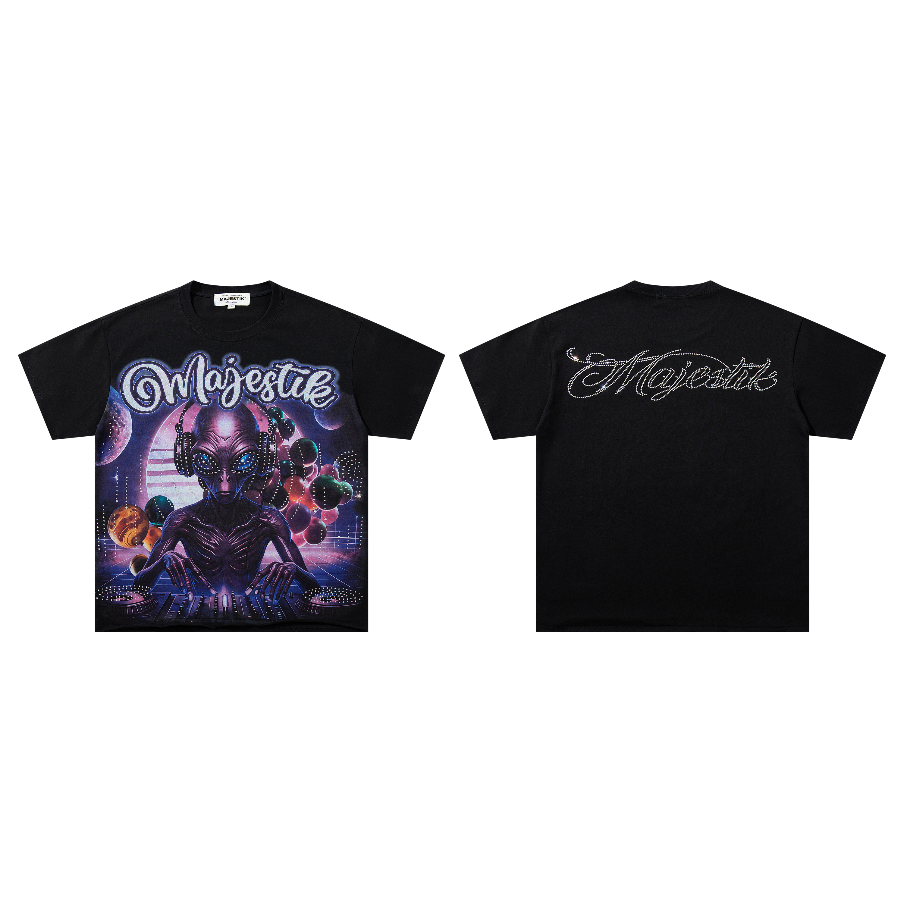 Alien Invader Mystic Purple Vibe Short Sleeve Shirt
