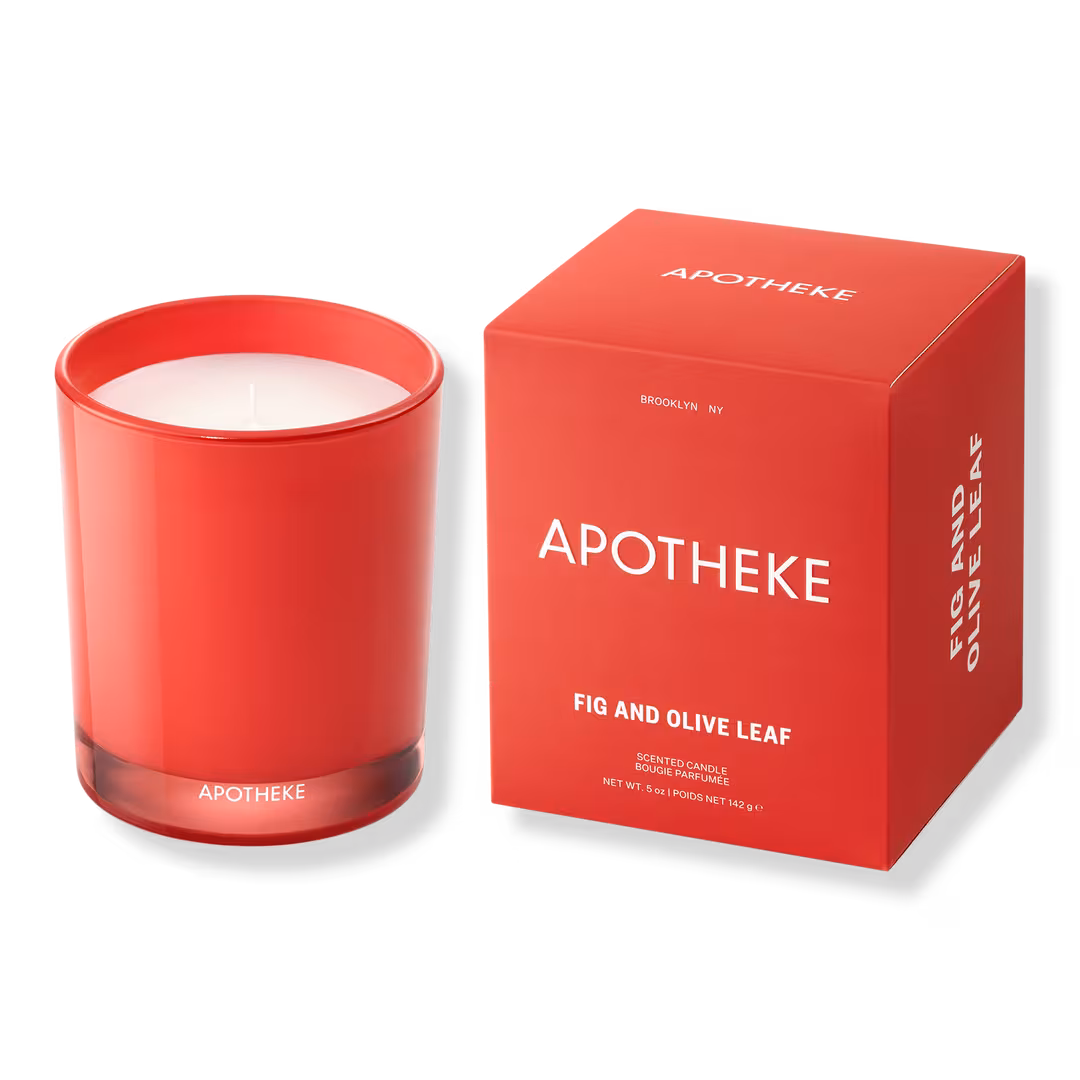 APOTHEKE  Fig and Olive Leaf Petite Scented Candle