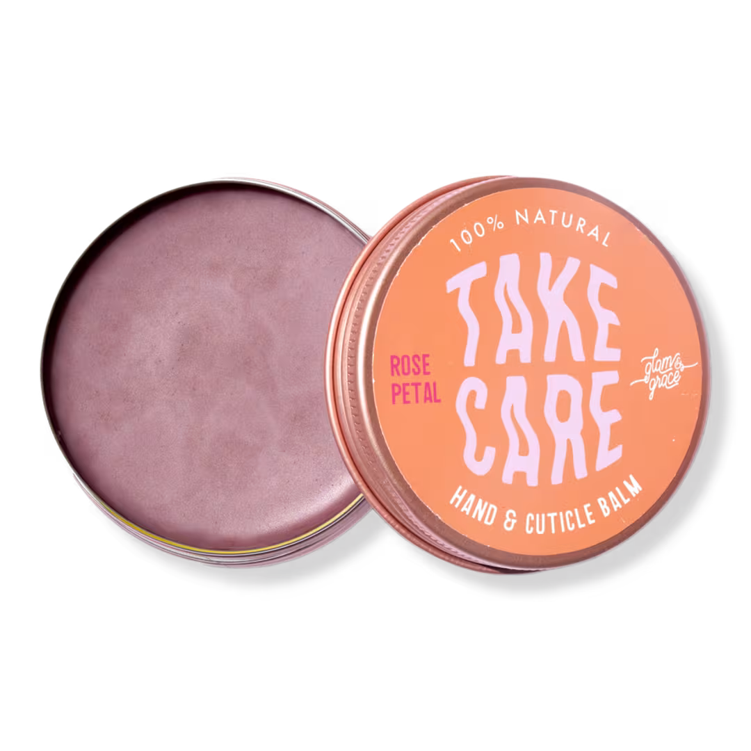 Glam & Grace  Take Care - Hand & Cuticle Balm - Rose Petal