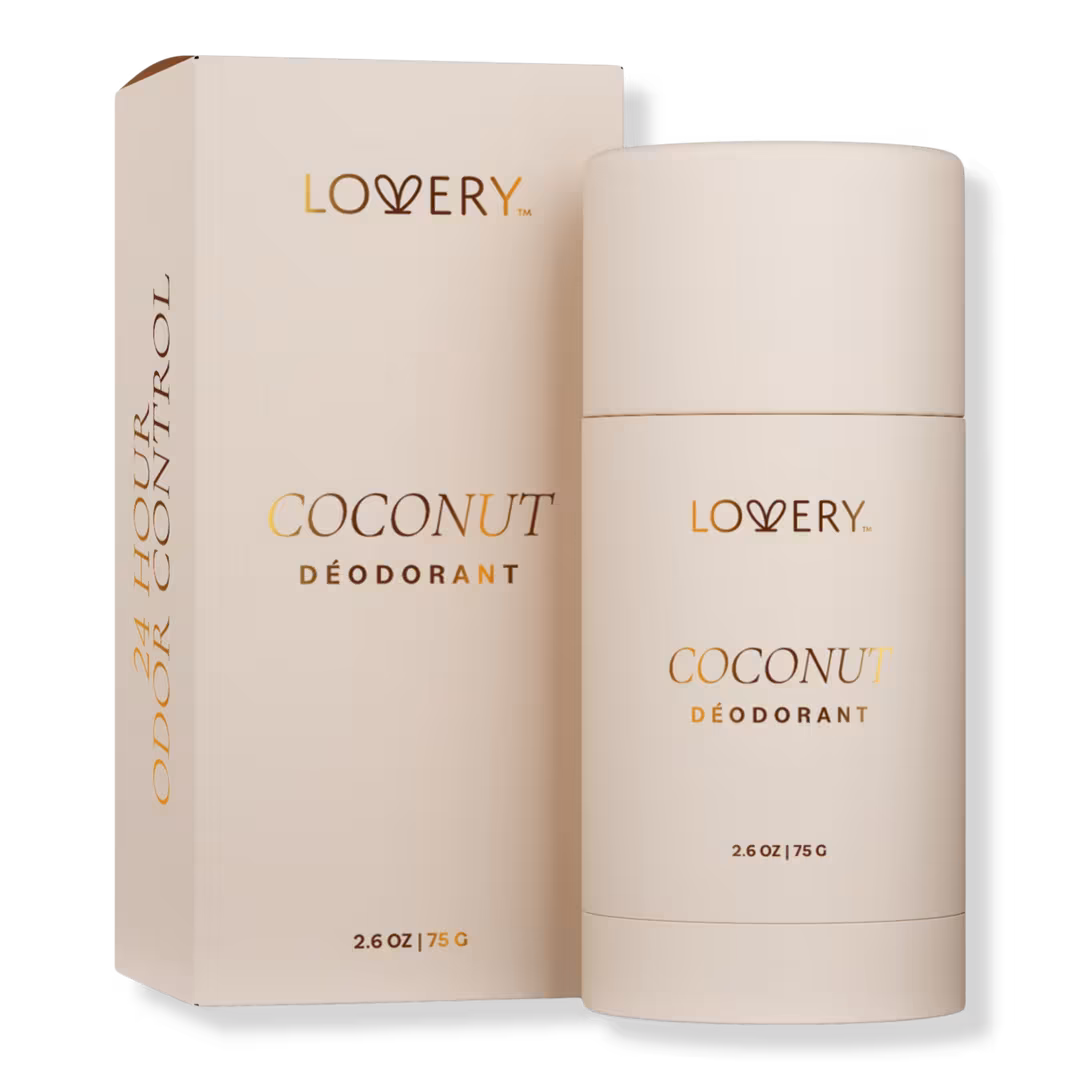 Lovery  Coconut Aluminum-Free Deodorant Stick