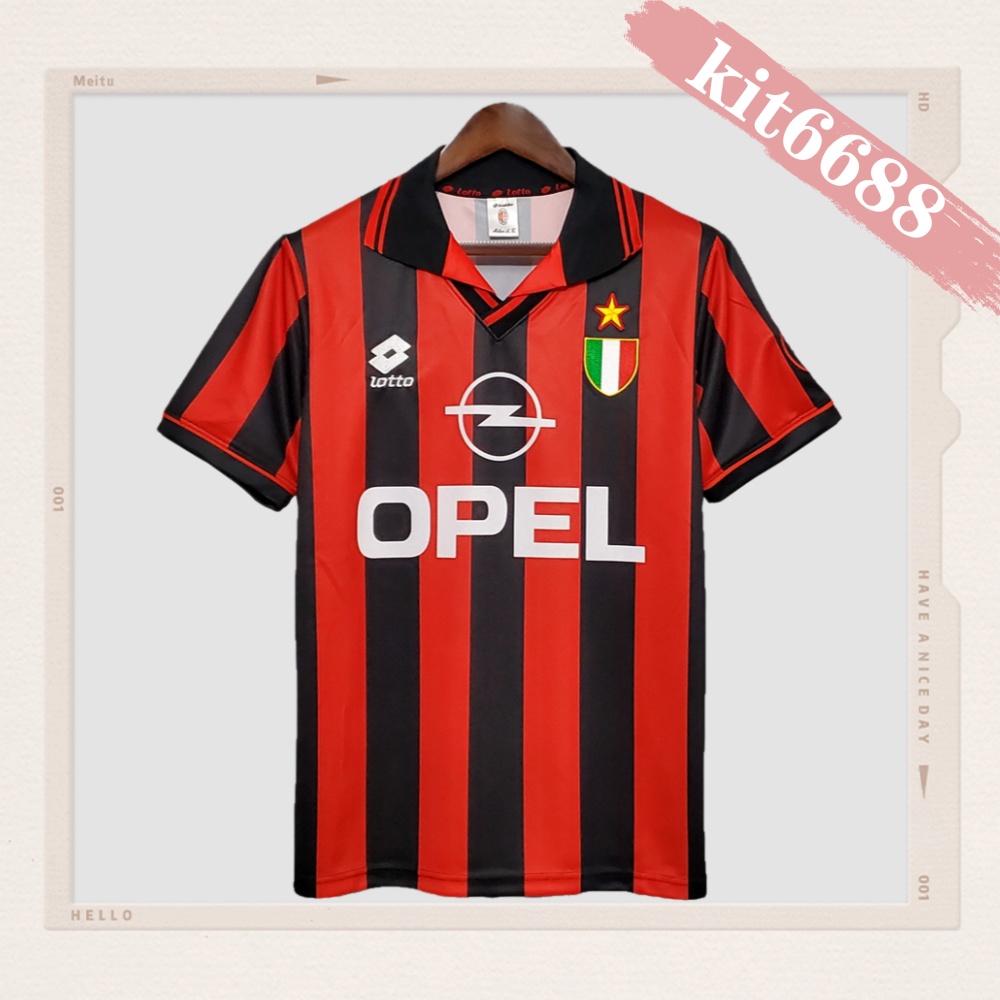 1996/1997 AC Milan Home Retro Football Shirt