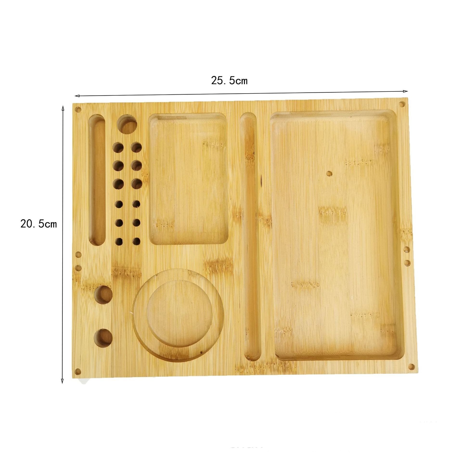 Wooden Cigarette Grooving Storage Rolling Tray