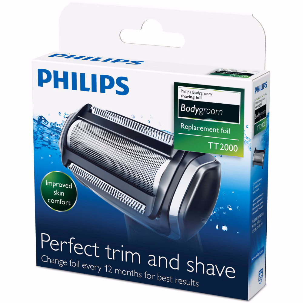Ersatzscherfolie TT2000/43 für Bodygroom – präzise Rasur