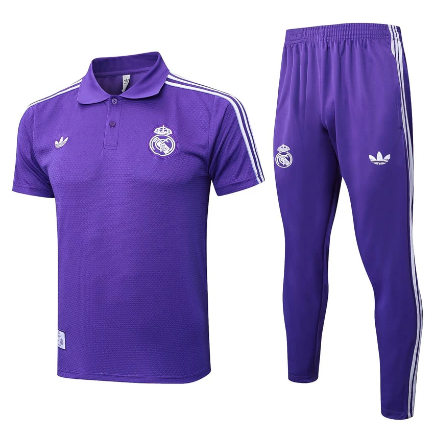 Real Madrid Polo Men 2025 2026 Purple