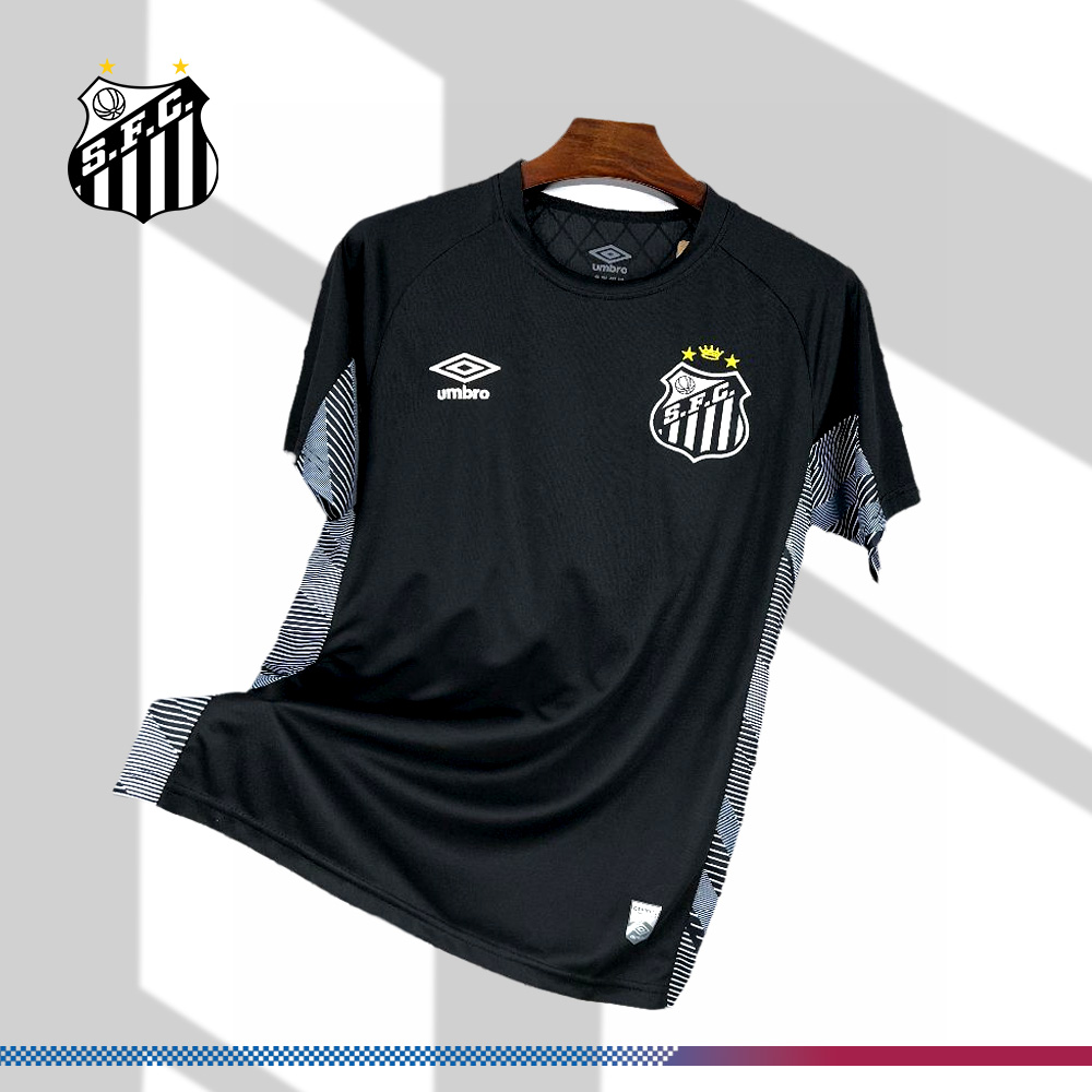 2025/2026 Santos Black Goalkeeper Football Shirt (Fan Edition)
