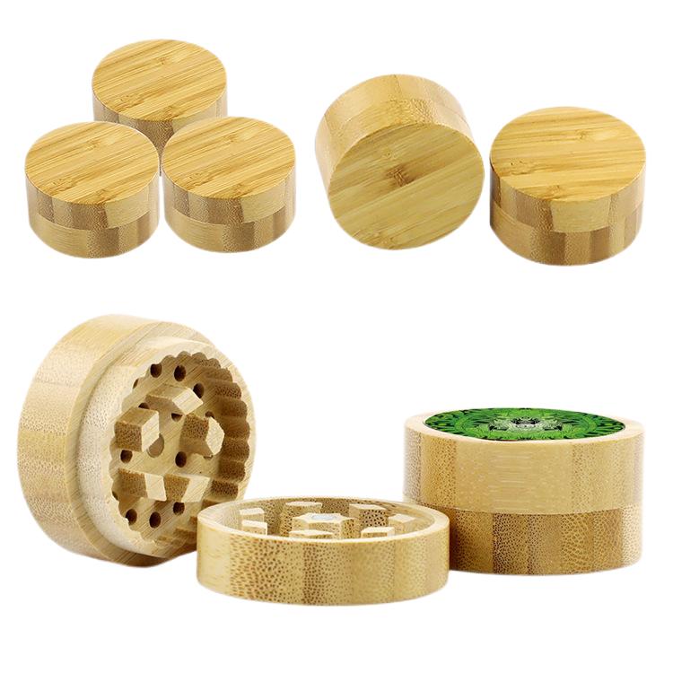 Wooden 2 Layer Weed Grinder