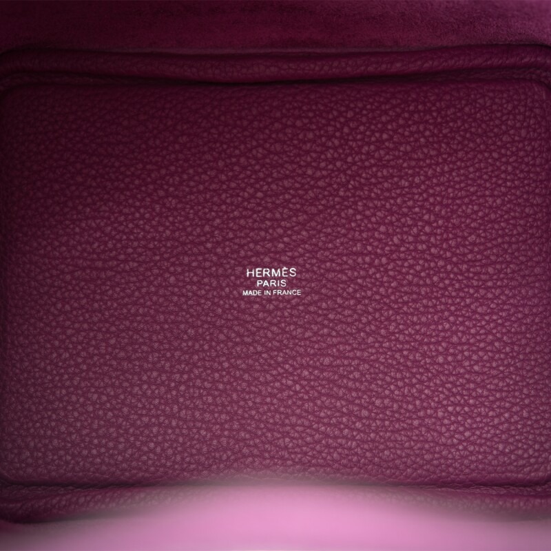 Hermes Clemence Picotin Lock Bag Golden Hardware-Purple Bag