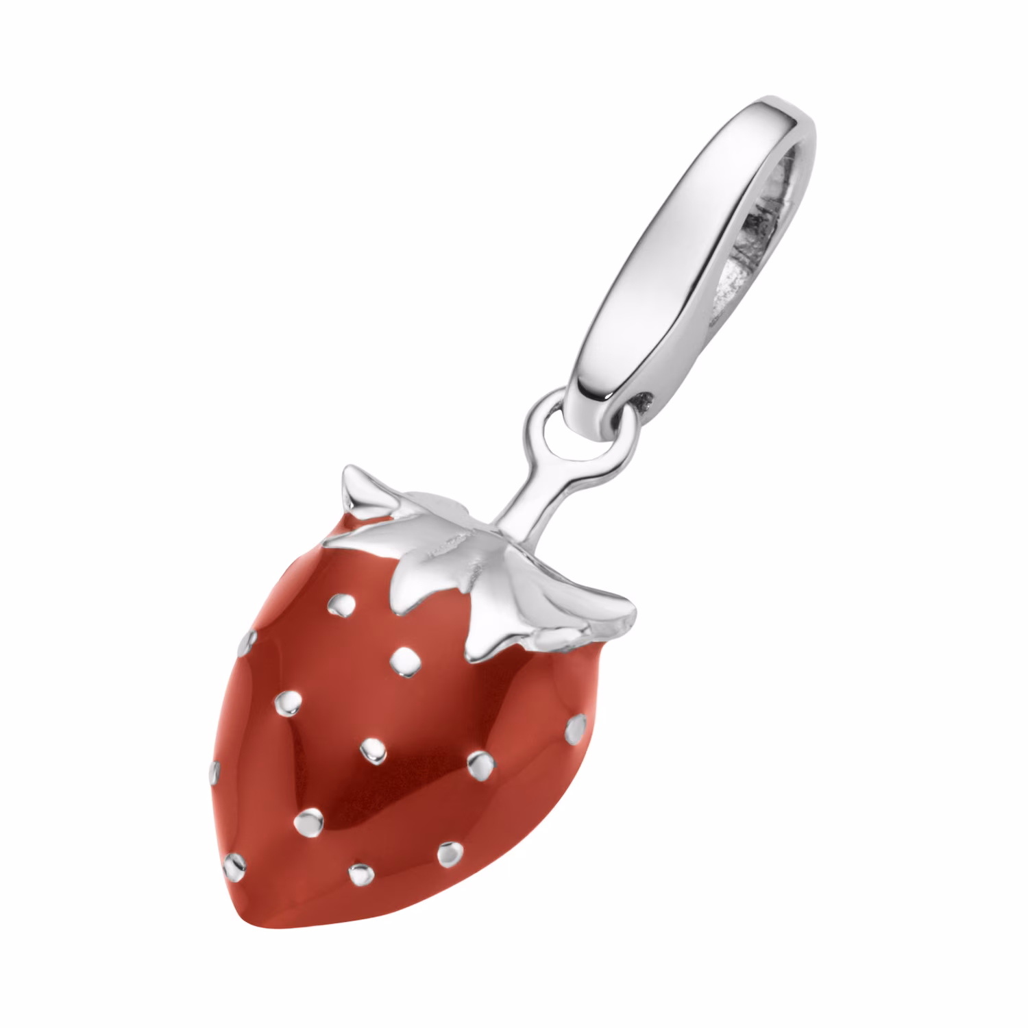 Charm Erdbeere, Silber 925