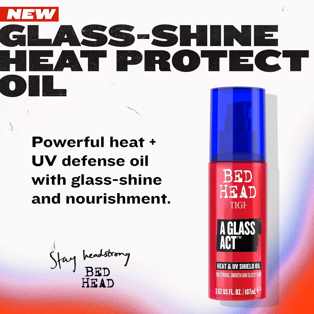Bed Head  A Glass Act - Heat, UV and Color Protect Oil