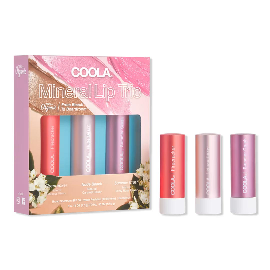 COOLA  Zinc Oxide Liplux Sunscreen Trio