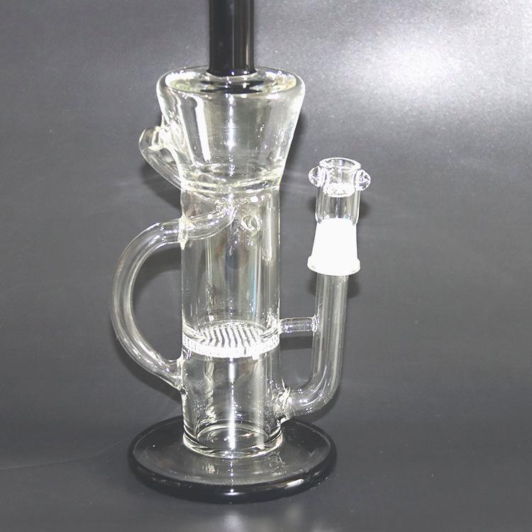 13 Honeycomb Perc Recycler Glass Bong
