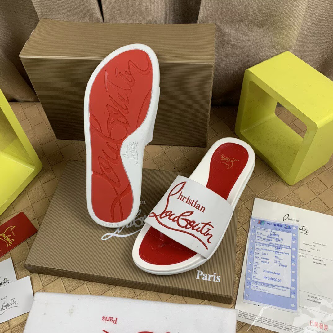 CHRISTIAN LOUBOUTIN SLIPPERS - CCSHOES