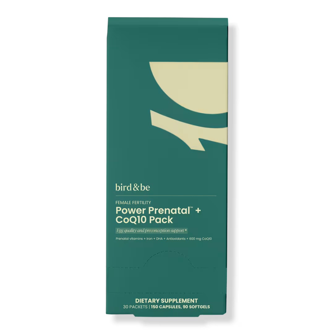 Bird&Be  Female Fertility Power Prenatal + CoQ10 Pack