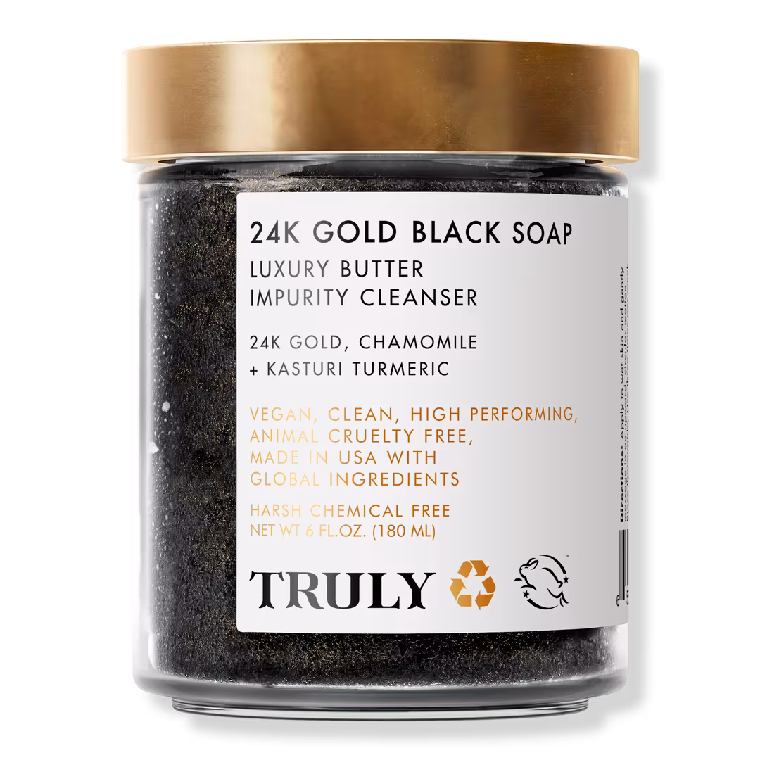Truly  24K Gold Black Soap Luxury Butter Impurity Cleanser