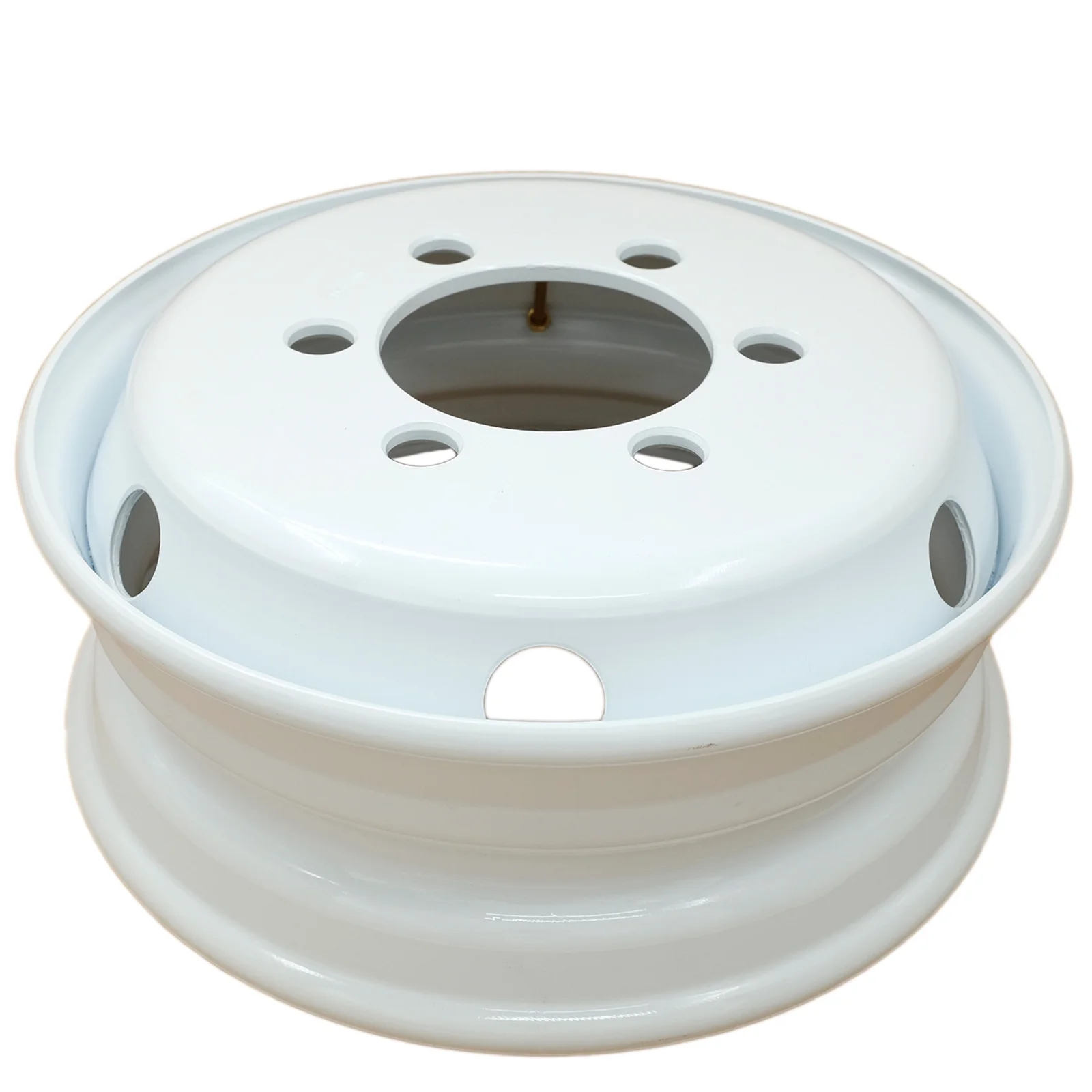19.5" Set of 4 19.5x6 White Steel Wheels For ISUZU NPR NPR-HD NQR NRR 1995-2025 OEM Design Replacement Rim 8980939730