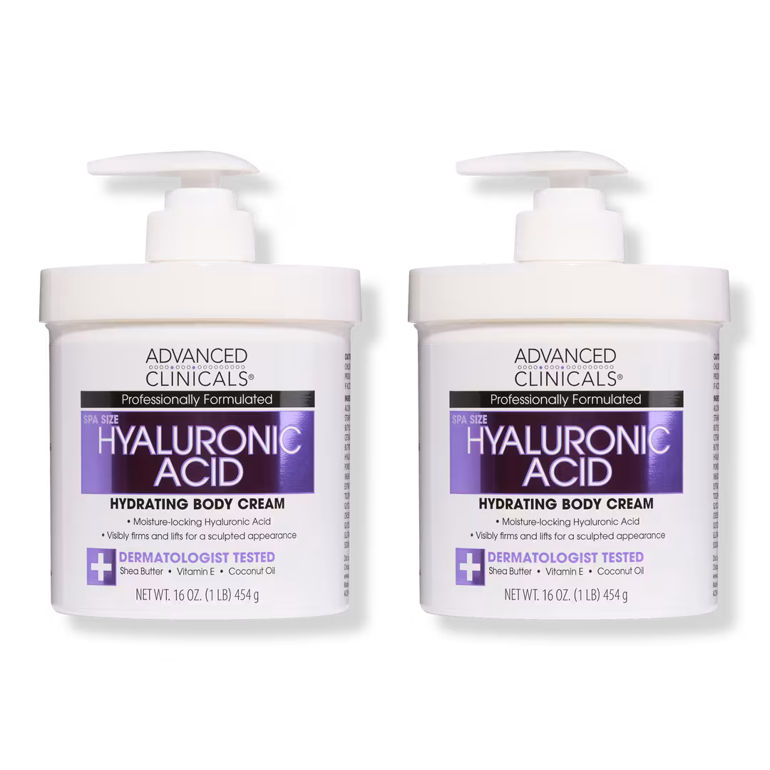 Advanced Clinicals  Hyaluronic Acid Hydrating Body Cream