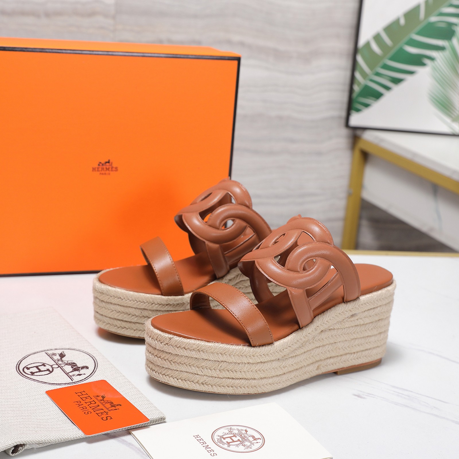 Hermès Platform Sandals
