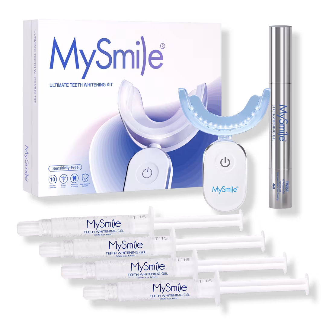 MySmile  Ultimate Teeth Whitening Kit with Enamel Strengthening Gel