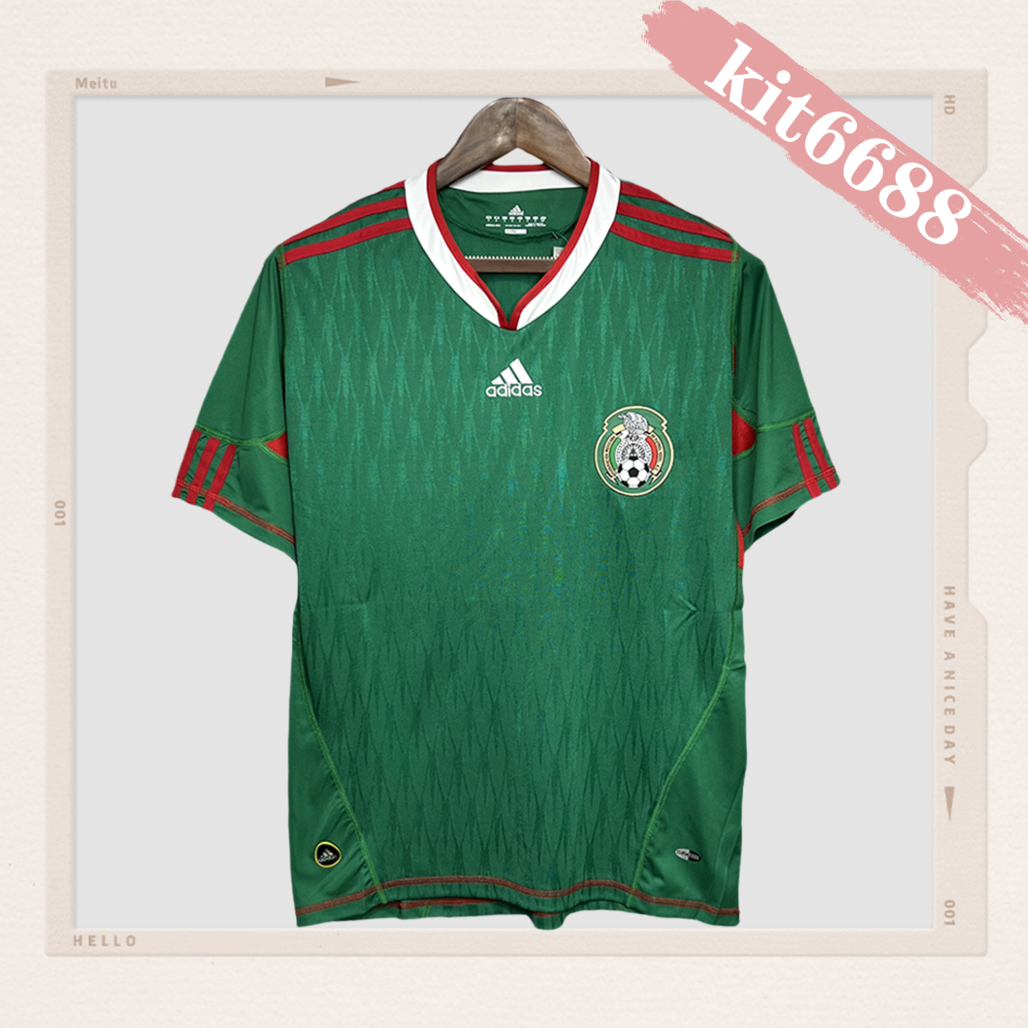 2010 Mexico Home Retro Football Shirt