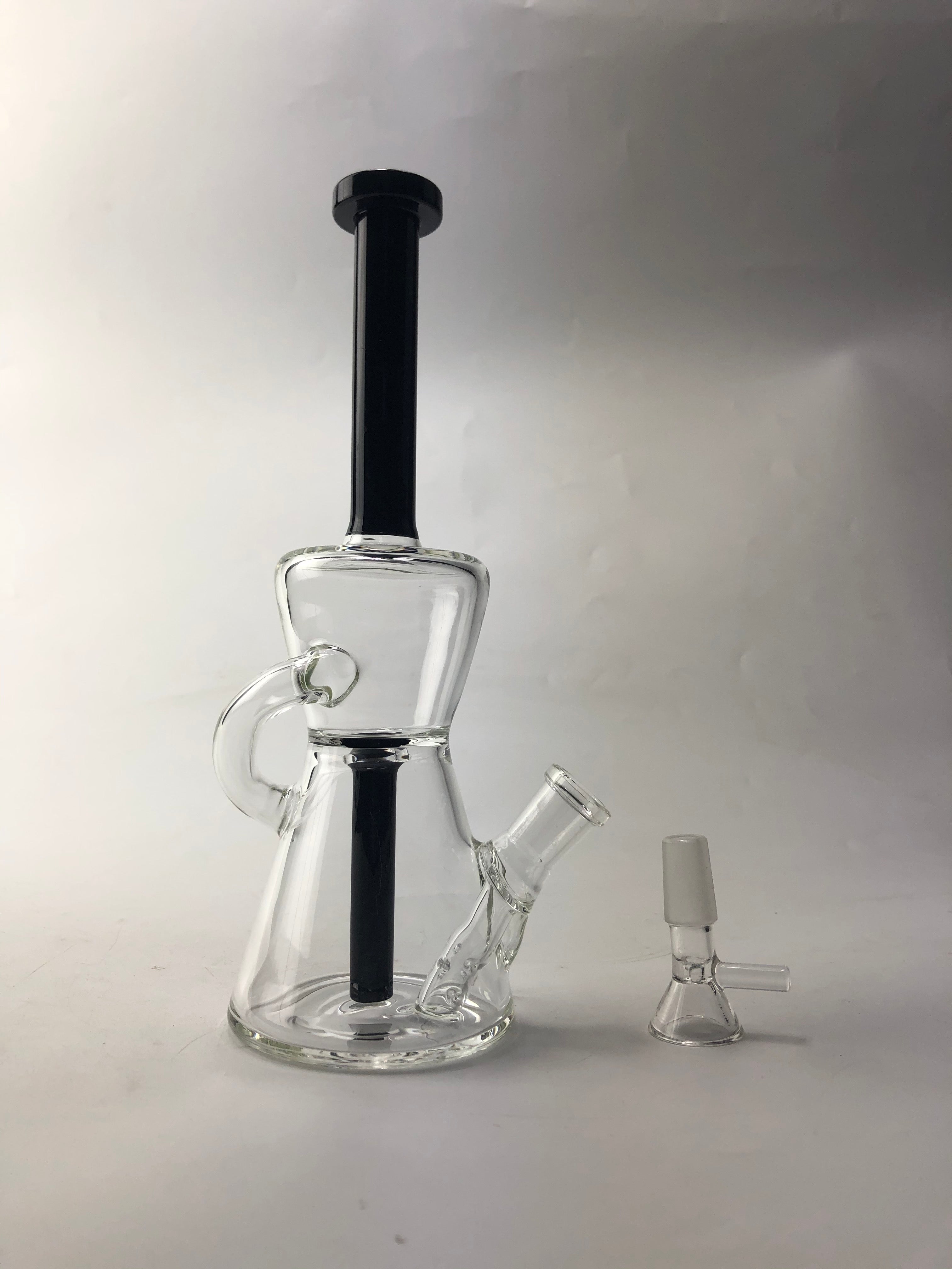 9 Glass Recycler Dab Rig