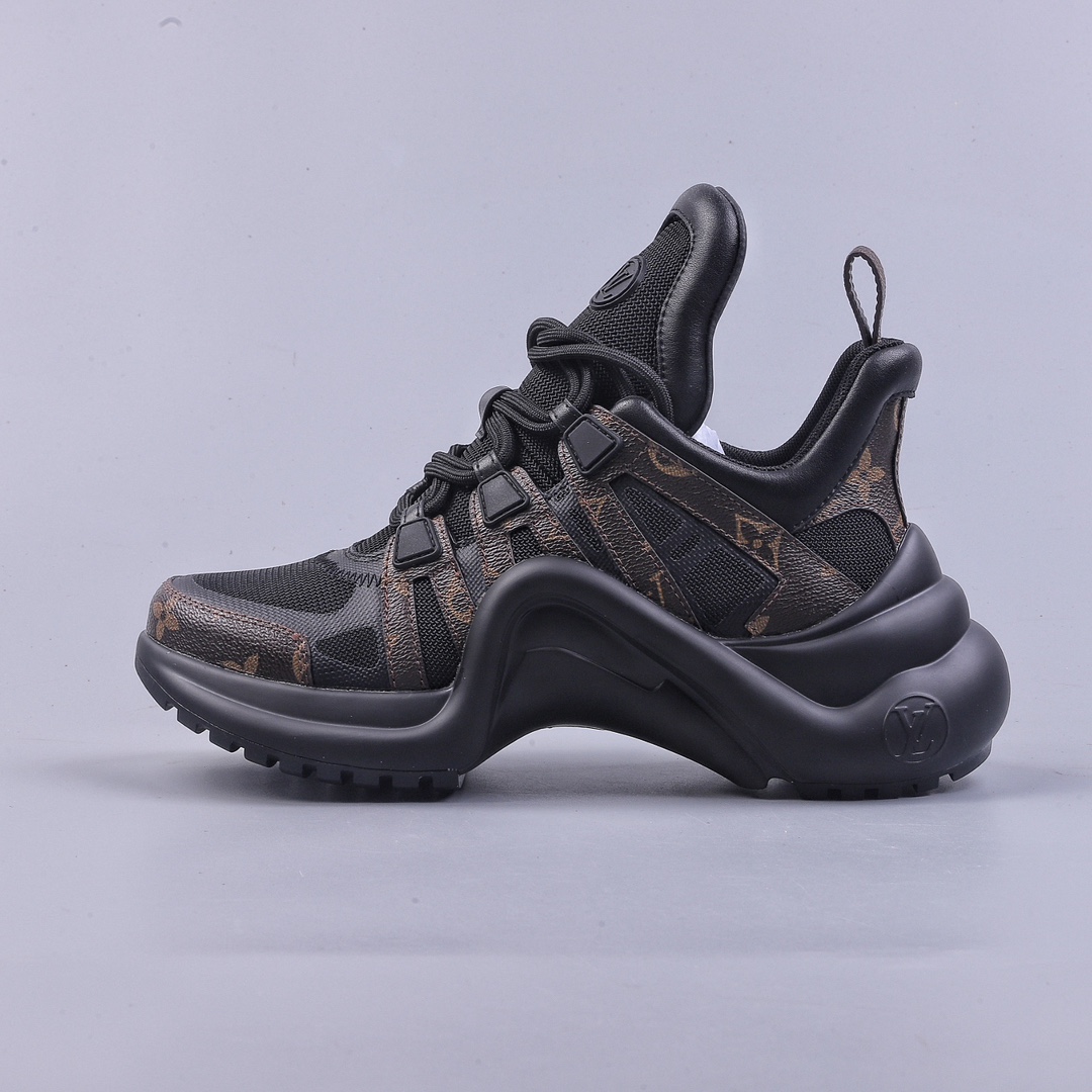 LOUIS VUITTON ARCHLIGHT TRAINER MONOGRAM BLACK (WOMEN'S)