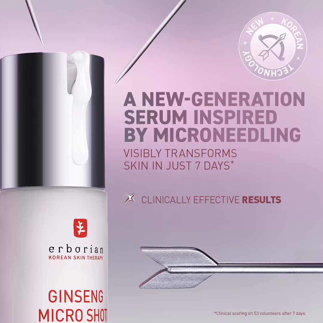 Erborian  Ginseng Micro Shot Advanced 0.3% Skin-Refining Serum with Korean Ginseng & Collagen