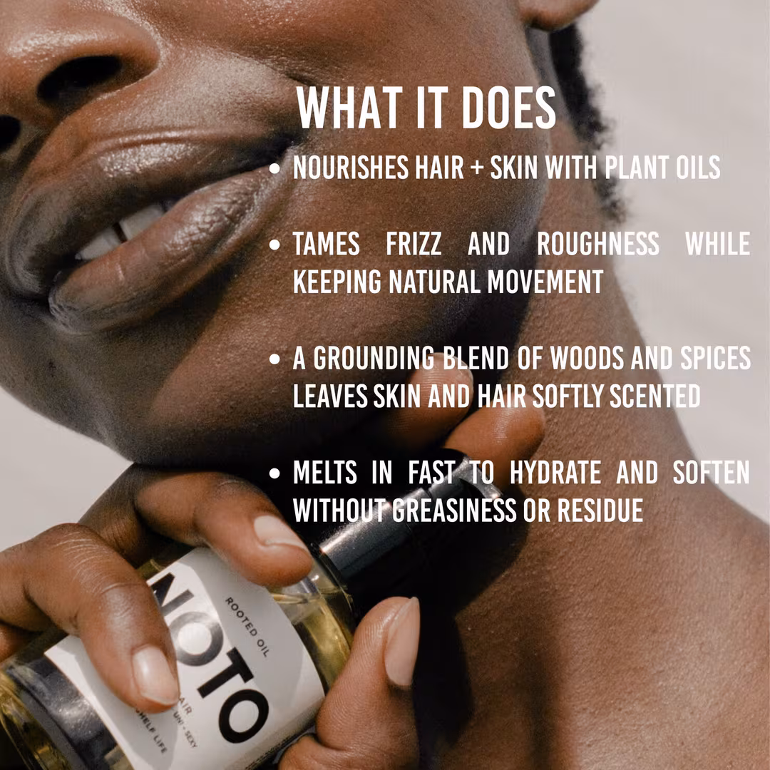 NOTO Botanics  Rooted Oil Body + Hair Oil