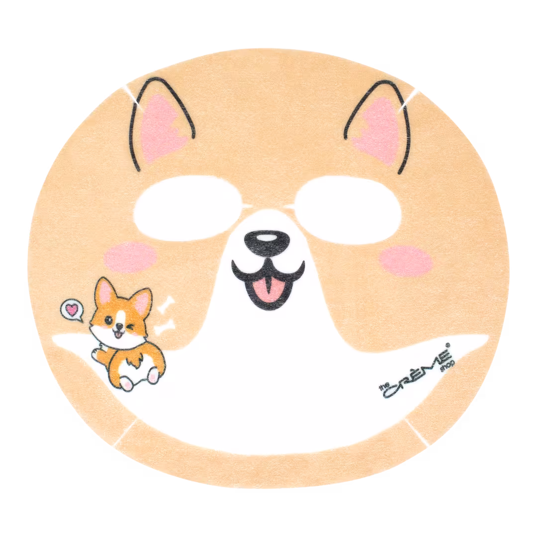 The Crème Shop  Be Juicy, Skin! Animated Corgi Face Mask