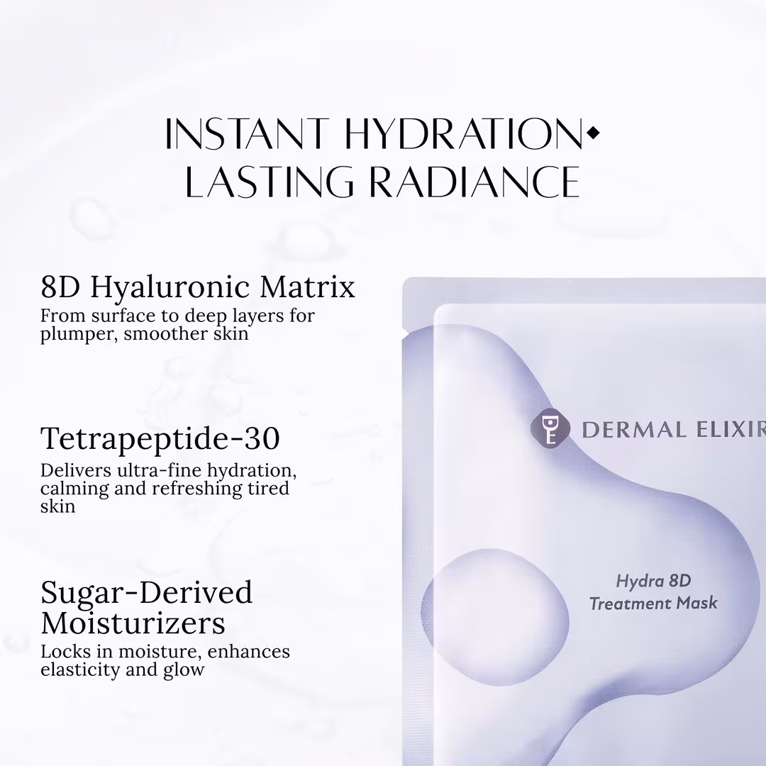 Dermal Elixir  Hydra 8D Treatment Mask