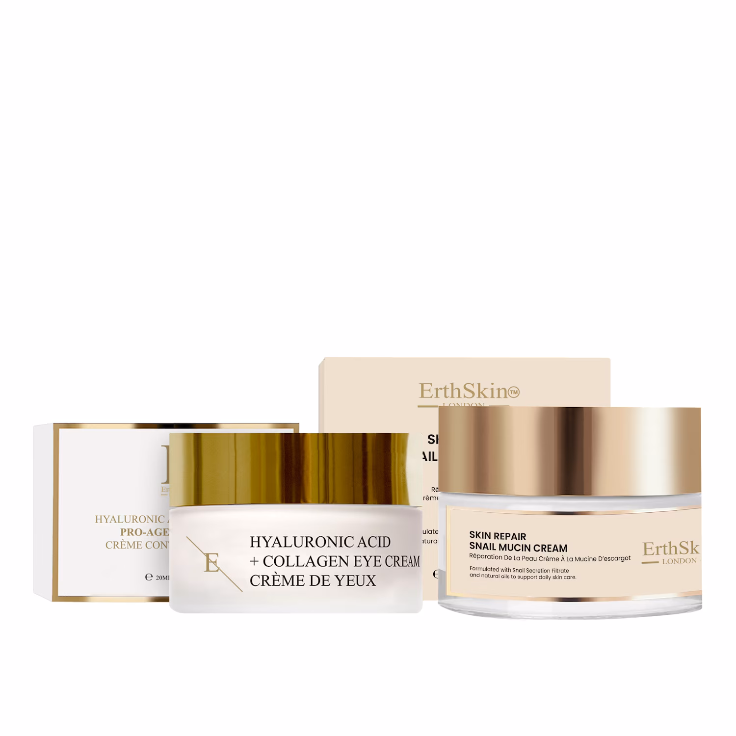 Hautregenerations-Schneckencreme + Anti-Aging-Augencreme