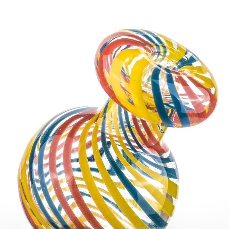 Spiral Glass Bubble Carb Cap (Random Color)