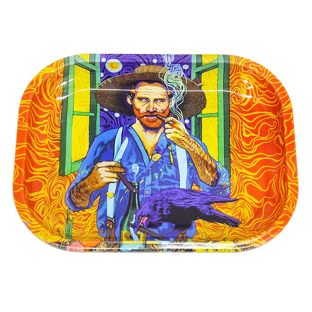 Animation Pattern Metal Cigarette Rolling Tray