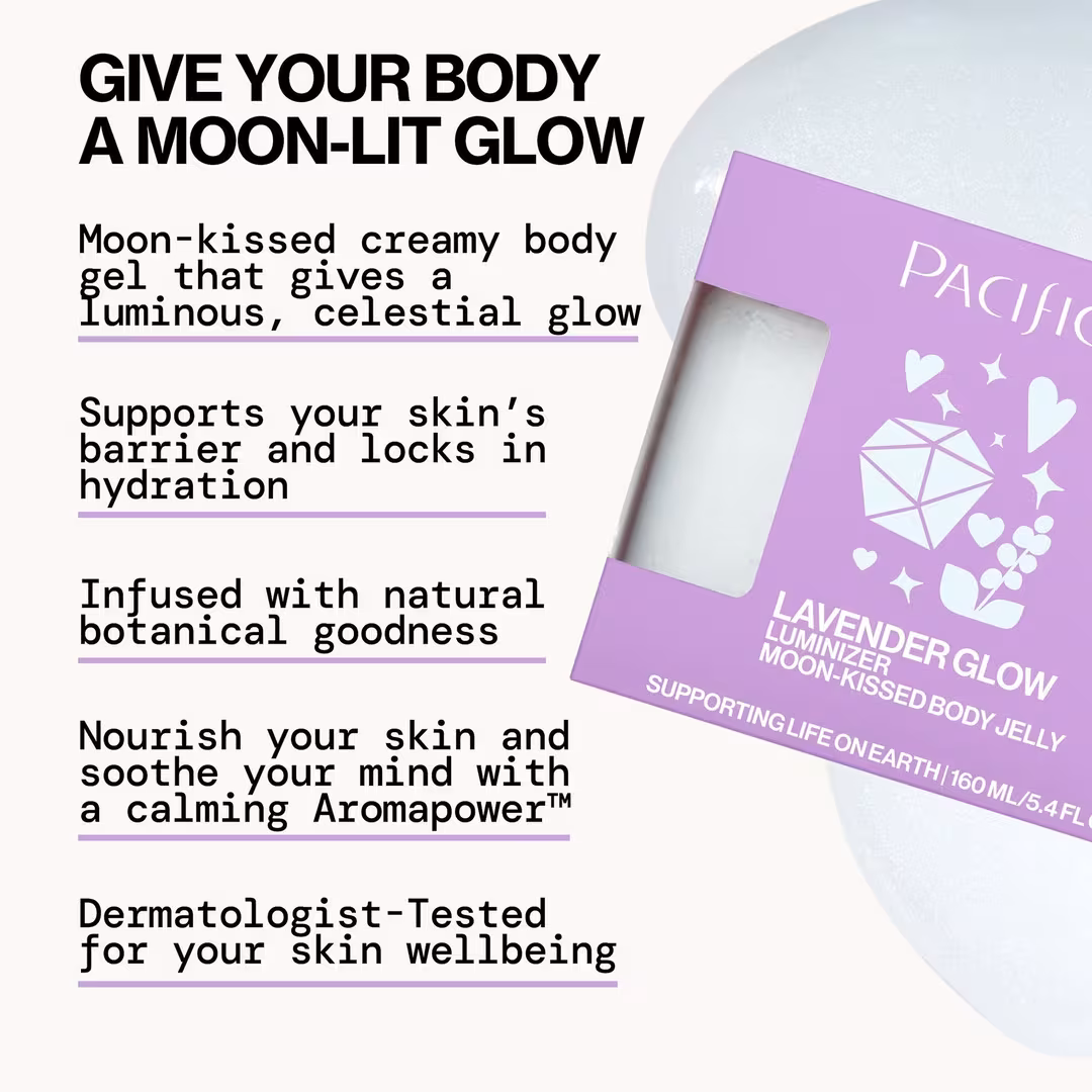 Pacifica  Lavender Glow Luminizer Moon-Kissed Body Jelly