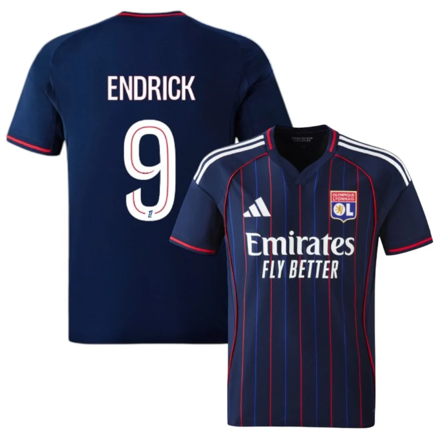 Lyon OL Endrick Away Jersey Men 2025 2026