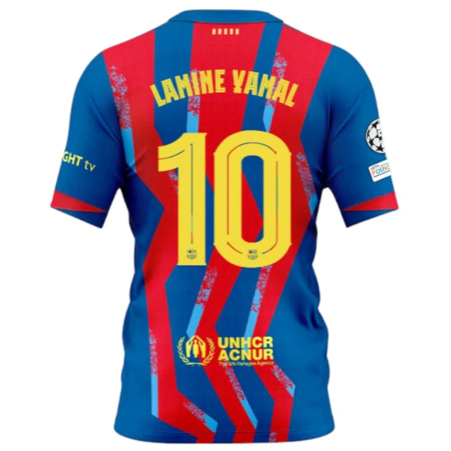 Barca Lamine Yamal 10 Fourth Jersey Men 2025 2026