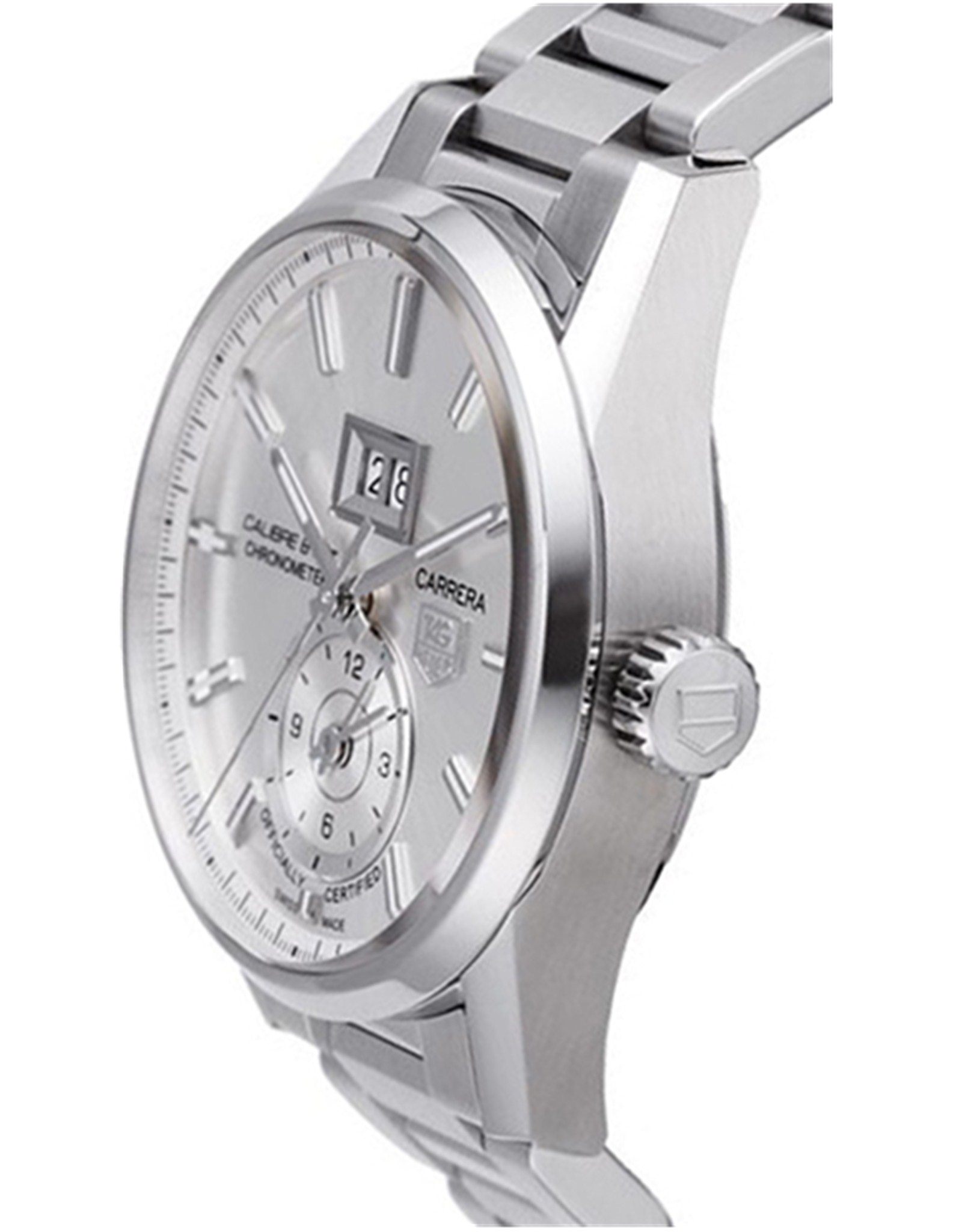 Replica Tag Heuer Carrera Silver Dial Men's Watch WAR5011.BA0723 41MM