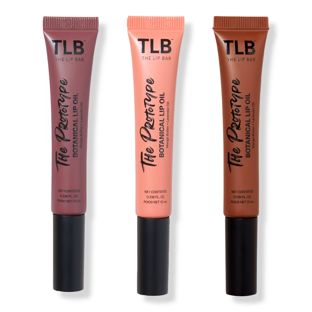 The Lip Bar  The Prototype Botanical Lip Oil Trio Set