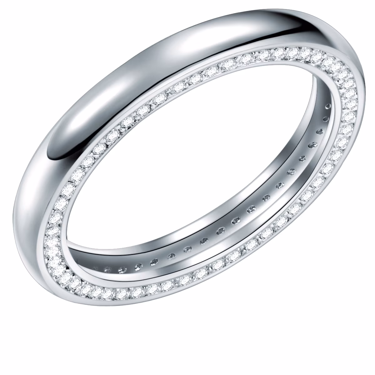 Ring Sterling Silber Zirkonia in Silber